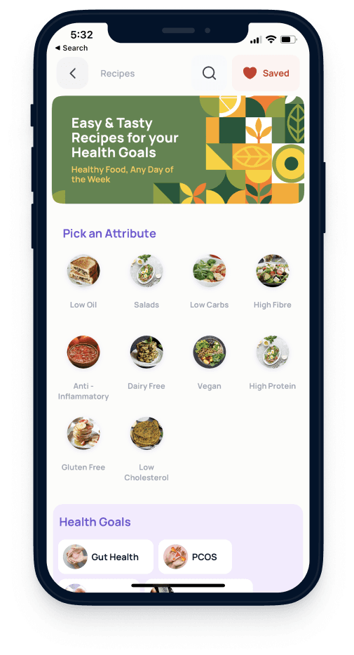 app screenshot showing how to track progress
